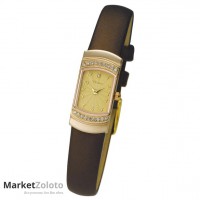 Женские золотые часы "Любава" арт. 98351.411