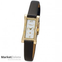 Женские золотые часы "Элизабет" арт. 91711А.106