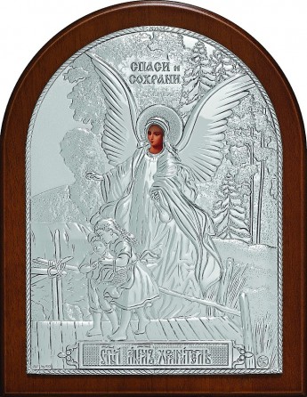 Икона Ангела Хранителя детская 2ЮЛ40Д 9х11 см.