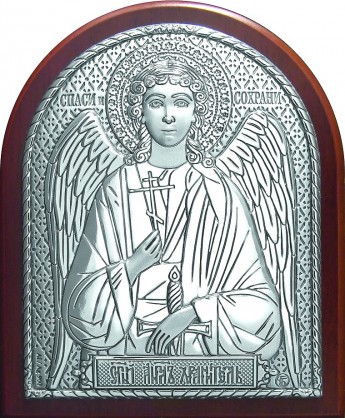 Икона Ангела Хранителя арт. AЮ40Н 7х8,5 см.