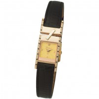 Женские золотые часы "Моника" арт. 98855-3.412