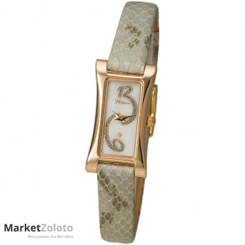 Женские золотые часы "Элизабет" арт. 91750.328