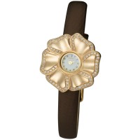  Женские золотые часы "Амелия" арт. 99356-1.101