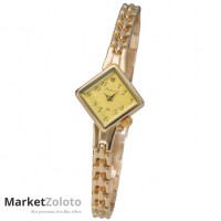 Женские золотые часы "Алисия-1" арт. 44550063.411