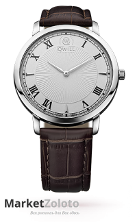 Серебряные мужские часы Qwill арт. 6000.01.04.9.11