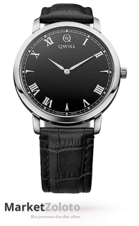 Серебряные мужские часы Qwill арт. 6000.01.04.9.51