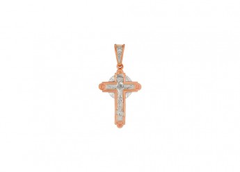 Крест с бриллиантом арт. 86146