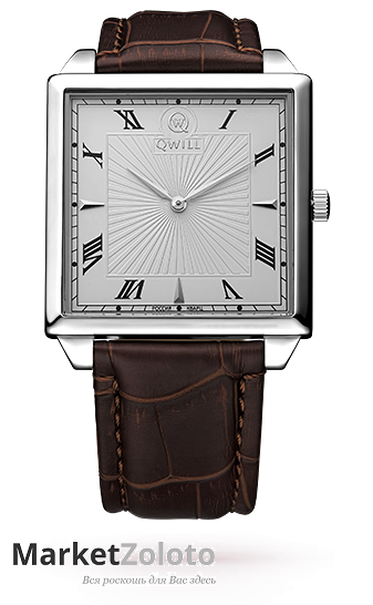 Серебряные мужские часы Qwill арт. 6001.01.04.9.11