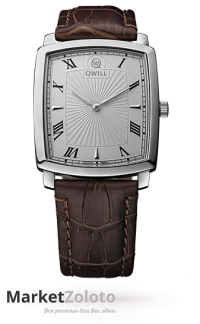 Серебряные мужские часы Qwill арт. 6002.01.04.9.11