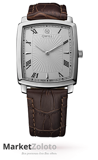 Серебряные мужские часы Qwill арт. 6002.01.04.9.11